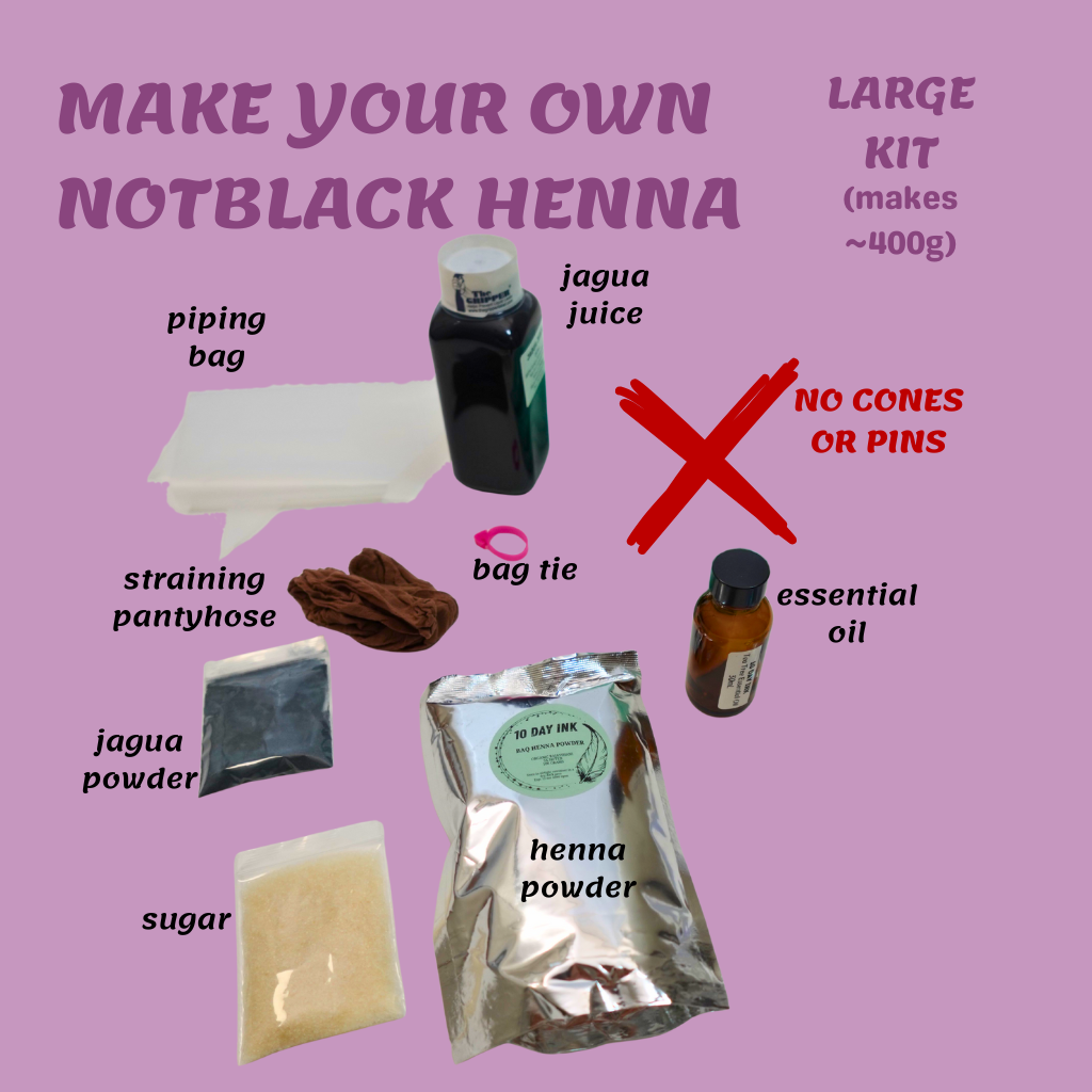 DIY NotBlack Henna Kit - Large